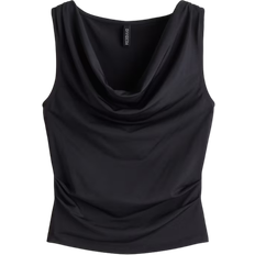 H&M Draped Top - Black