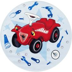 Kinderteppich Bobby Car, rund, blau, 100