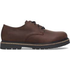 Birkenstock Brown Low Shoes Birkenstock Highwood Lace Low Oiled Leather - Habana