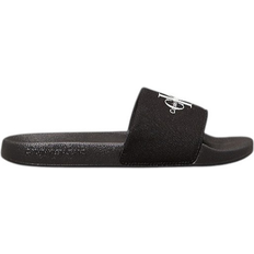 Calvin Klein Canvas Sliders - Black