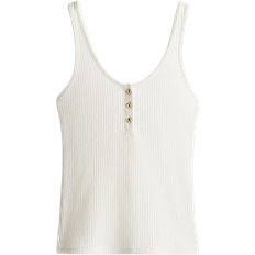 H&M Rib Knit Vest Top - White