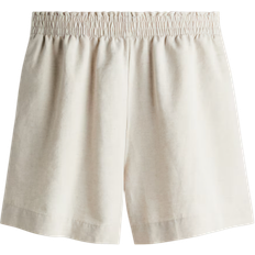 H&M Linen Blend Shorts - Light Beige