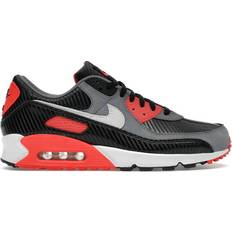 Herre - Nike Air Max 90 Sko Nike Air Max 90 Premium M - Black/Cool Grey/Bright Crimson/Photon Dust