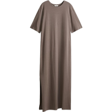 H&M Long T-shirt Dress - Dark Mole