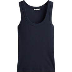 H&M Tight Fitting Tank Top - Navy blue