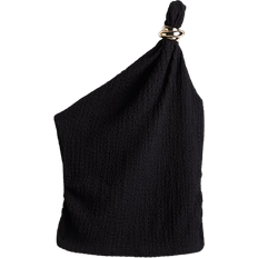 H&M One Shoulder Top - Black