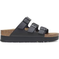 Birkenstock Florida Vegan Platform Birko-Flor - Black