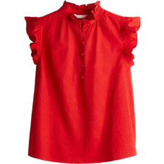 H&M Linen Blend Blouse - Red