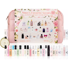 Macy's Fragrance Sampler Set for Her EdT 2ml +EdT 4 x 1ml + EdP 19 x 15ml + Candle + Pouch