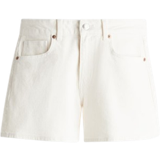H&M Pantalón Corto En Denim - Blanco