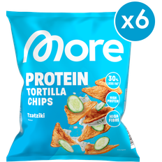 Snacks More Nutrition Protein Tortilla Chips Tzatziki 50g 6pack
