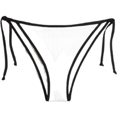 H&M Tie Tanga Bikini Bottoms - White/Black