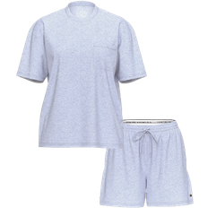 Victoria's Secret Cotton Short Pajama Set - Blue
