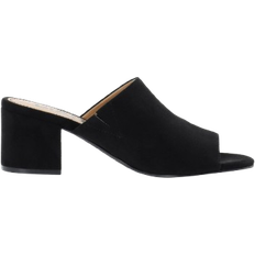 Bianco Biacate Mules - Black