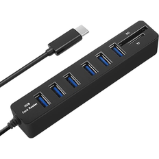 USB Hub 3.0 Multi USB 3.0 Hub Splitter Port 3/6 Multiple USB Hub SD CardTF Card Reader High