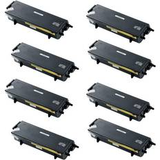 999inks Compatible Eight Pack Brother TN3060 Black High Capacity Laser Toner Cartridges