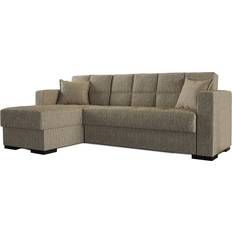 Dmora Armadillo Beige Sofa 230cm 3 Seater