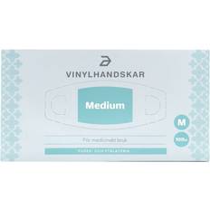 Vinylhandskar Transparent Stl M 100 st