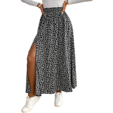 Shein PETITE CURVE Plus Size Minimalist Style Skirt, Suitable For Summer