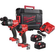 Forward/Reverse Control Drills & Screwdrivers Milwaukee M18FPP2A3-502X (2x5.0Ah)