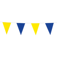Festprodukter Sassier Flaggirlang Blå/Gul 10 meter