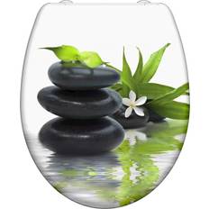 SCHÜTTE Siège De Toilette Avec Fermeture En Douceur JASMIN Imprimé Abattant