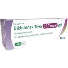 Diklofenak Teva 23.2 mg/g 60g Gel