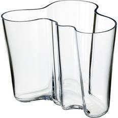 Inredningsdetaljer Iittala Alvar Aalto Transparent Vas 16cm