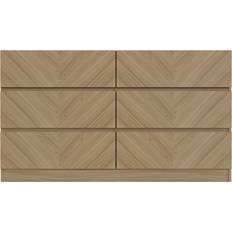 GFW Catania 3+3 Euro Chest of Drawer 120x68cm