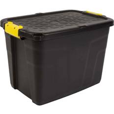 Gula Lådor & Korgar Strata Heavy Duty Black/Yellow Förvaringslåda 60L