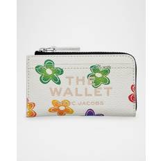 Wallets & Key Holders Marc Jacobs Wild Daisy Top Zip Multi Wallet - White