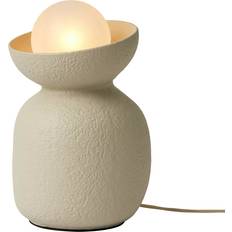 Made Vera Small Textured Ceramic Cream Table Lamp