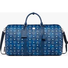 Weekend Bags MCM Ottomar XL Visetos Weekender Duffel Bag - Blue Visetos