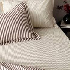Stripes Bed Sheets Yard Hebden Striped Fitted Double Bed Sheet Red