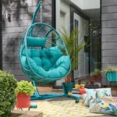 Garden Chairs on sale Elements Peacock Hanging Egg Chair