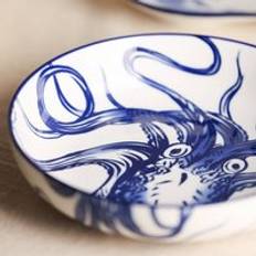 White Salad Bowls Hestia Octopus - White Salad Bowl