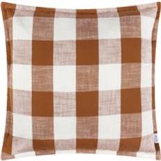 Yard Chesil Check 100% Cotton Outdoor - Scatter Cushion Brown