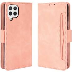 Skalo Samsung A22 4G 6-RUM Pungetaske Pink