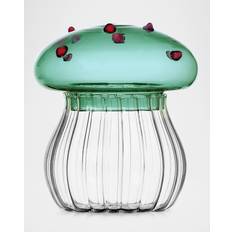 Sugar Bowls Ichendorf Milano Alice Mushroom with Lid - Green/Red Sugar Bowl