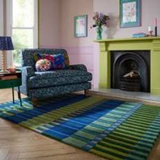 Sophie Robinson Joyful Stripe Wool Rug - Multicolor