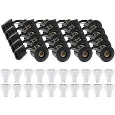 LEDlife 20 St Downlight Inno88 Utomhusbruk Inkl 4,5W GU10 Svart Spotlight