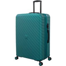Luggage IT Luggage Pleating Large Suitcase Teal 159L