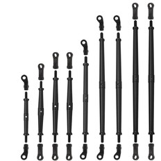 Propellers RC Accessories Jojomino 9 Pcs Metal Suspension Link Rod Chassis Set for Axial SCX10 III JT 1/10 RC Crawler