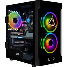 Desktop Computers CLX SET Gaming Desktop Intel Core i5 14400F 32GB DDR5 5600 Memory GeForce RTX 5060 Ti 8GB 2TB NVMe M.2 SSD