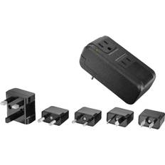 Insignia Travel Adapter and Converter Black