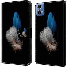 Motorola Moto Edge 50 Ultra Wallet Cases Veanxin Motorola Moto G24 Power Leather Stand Cover