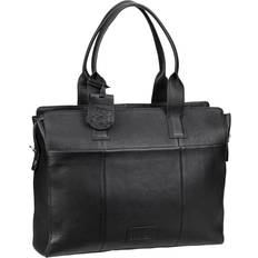 Detachable Shoulder Strap Briefcases Burkely Soft Skylar Laptoptasche - Schwarz