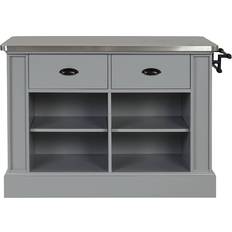 Kitchen Units Acme Furniture Urrur Kitchen Island - Gray Finish