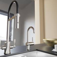 Abode Instant Boiling Water Tap Brushed Nickel 11.6 cm