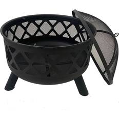 Neo Black Outdoor Heater Fire Pit Bowl 61.0 cm x 63.0 cm